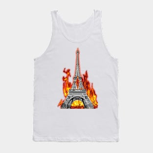 Fired Eiffle Tower Tank Top